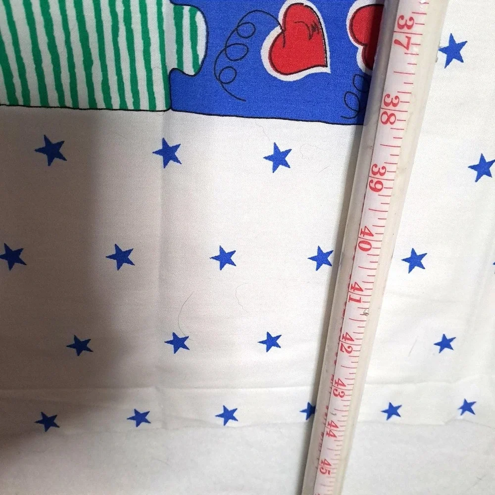 Vintage Kids Sports Fabric Panel 35x44 Pillow Sham Wall Hanging White Multi‎